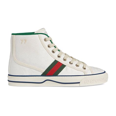 white gucci high top sneakers replica|Gucci Tennis 1977 High Top Mesh White (Women's) .